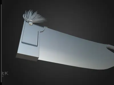 Nozarashi from Bleach Low-poly 3D model