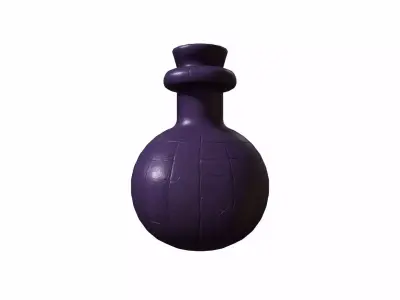 3d Model Deathly Potion Of Unbreakable Wil 3D model