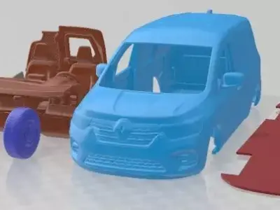 Renault Kangoo 2024 Printable Van  3D print model