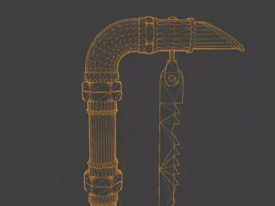 Zombie Apocalypse Weapons - Melee - Post Apocalypse Scrap Saw Low-poly 3D model