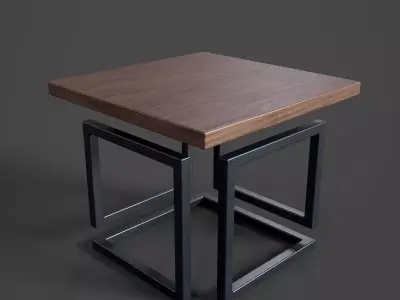 Abstract Coffee Table Free 3D model