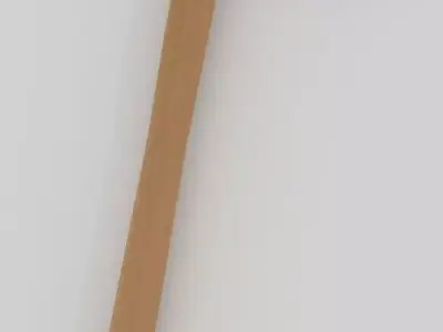 3d Axe with wooden handle Low-poly 3D model