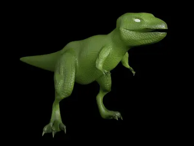 Lowpoly Tyrannosaurus Rex Free low-poly 3D model