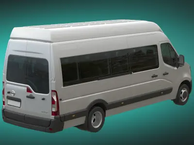 Nissan NV400 Passenger Minibus MAXI 3D model