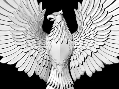 Rare Garuda Bird 3D model
