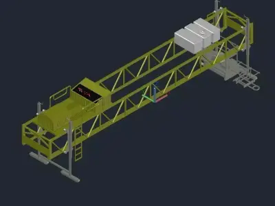 Roller Paver 3D model