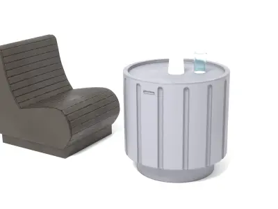 Cantina Chair and Table 1-18 Scale Kenner Hasbro 3D print model