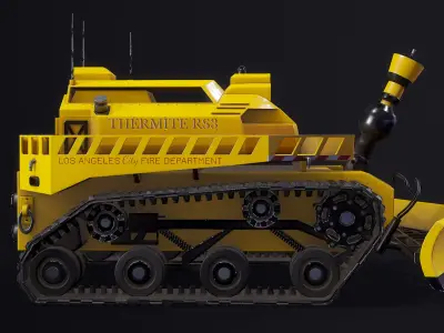 Fire Fighter Robor Thermite RS3 PBR 3D model