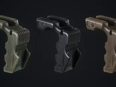 CAA Tactical Front Grip Low-poly 3D model