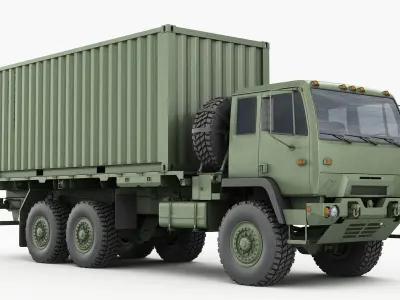 M1085 container truck 3D model