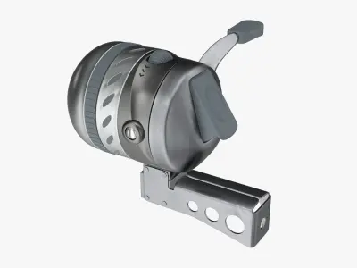 Spinning reel for bowfishing  3D model