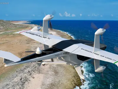 MOBi-One V1 ASX Aircraft Rigged 3D model