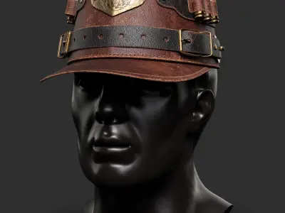 20 Hat Base Mesh - Vol 18 Low-poly 3D model