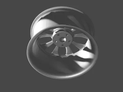Wheel Alloy model - Skoda 3D model