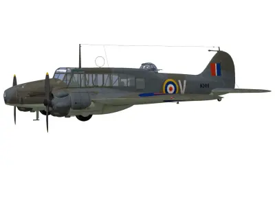 Avro Anson Mk1 late 3D model purchase