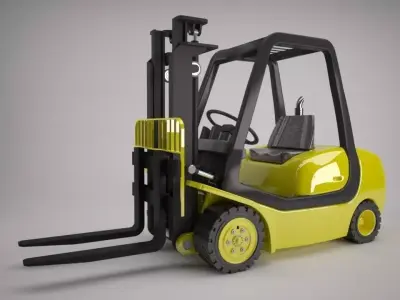 Forklift Truck Model 3D model