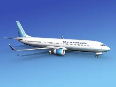 Boeing 737-900ER Devonair 3D model