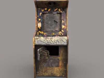 Abandoned Arcade Machine 3D model