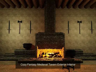 Medieval Tavern Collection 3D Model Pack