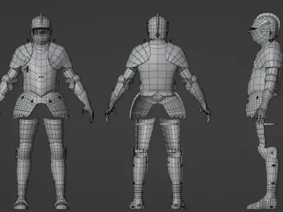 Greenwich Armor XVI Century 3D model