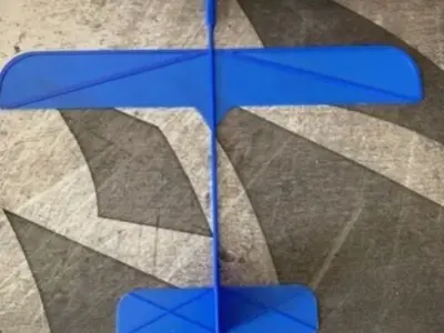 Plane glider 3D print model