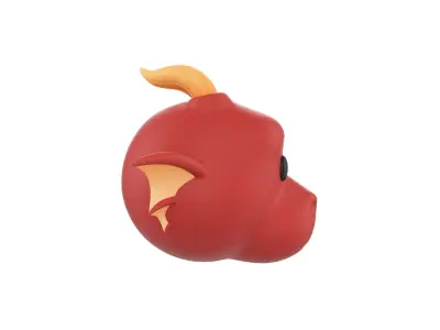 Prop188 Dragon Head 3D model