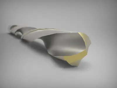 Drill 1 bit Free 3D model