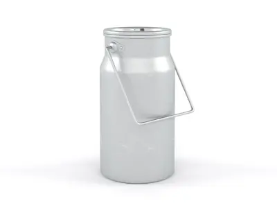 Aluminium Milk Can 3D model