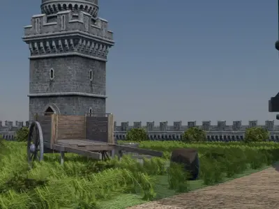 Castle Town 3D model purchase