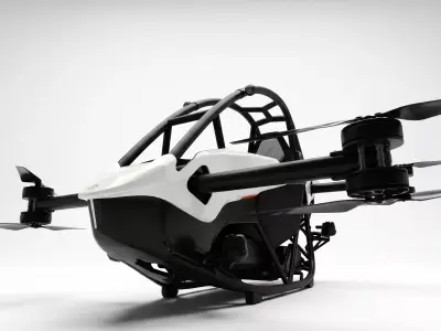 Jetson ONE Personal eVTOL Low-poly 3D model