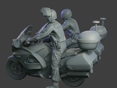 Honda ST 1300 police HSTP1 001 - 002 3D print model