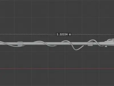 MD840 Metal Detector KWASYO 3D model