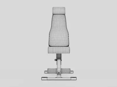 Adjustable Workout Bench Equipment 3D model