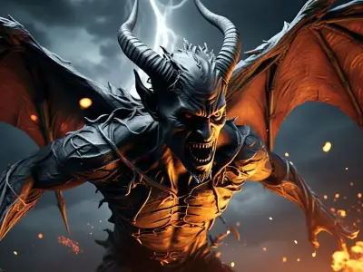 Devil 3d model Low-poly 3D model