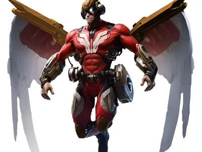Cassius drone heroes 3D model