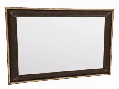 Picture frame stylized cartoon 3D model