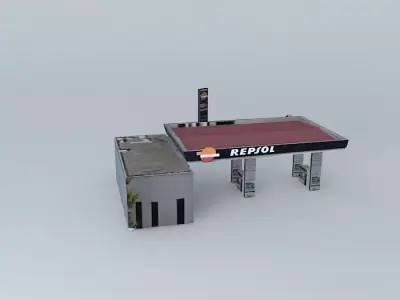 Repsol YPF Gas Free 3D model purchase
