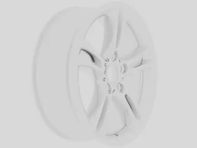 Car Wheel Free 3D model