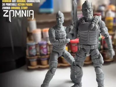 Patient 005 Donman art Original 3D printable full action figure 3D print model
