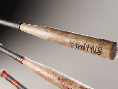 Horror Baseball Bat Collection 3D model