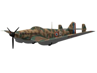 Loire Nieuport LN411 3D model