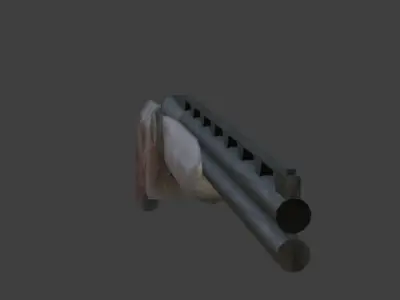 beretta 682 weapon Low-poly 3D model