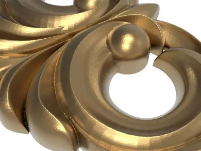  decorative pattern ready for 3D printing 3D model 492