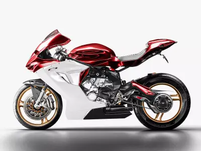 Motorcycle MV Agusta F3 Superbike High Quality 3D model