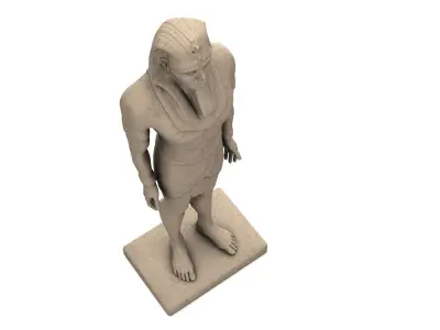 Statue of Khufu 3D model