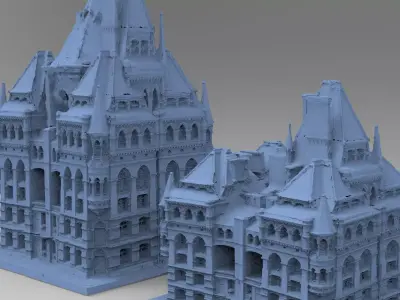 Minister for magic Tower 3 3D model