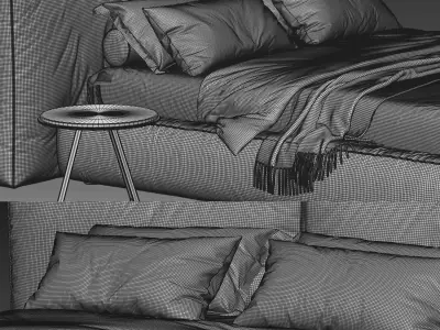 Bonaldo Fluff Bed 3D model