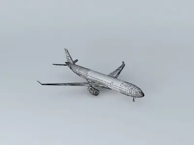 Airbus A330-300 Royal Airways Free 3D model purchase