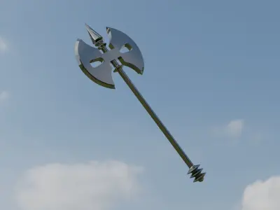 Axe Weapon Free low-poly 3D model purchase