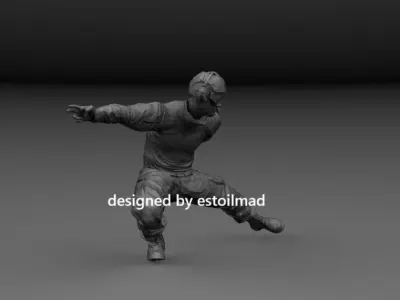 AIRCRAFT CARRIER DECK CREW v1 3D print model